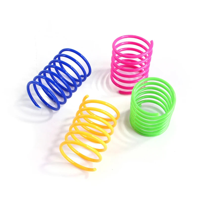 Cat Toys Wide Durable Heavy Gauge Cat Spring Toy 4/8/16/20pcs