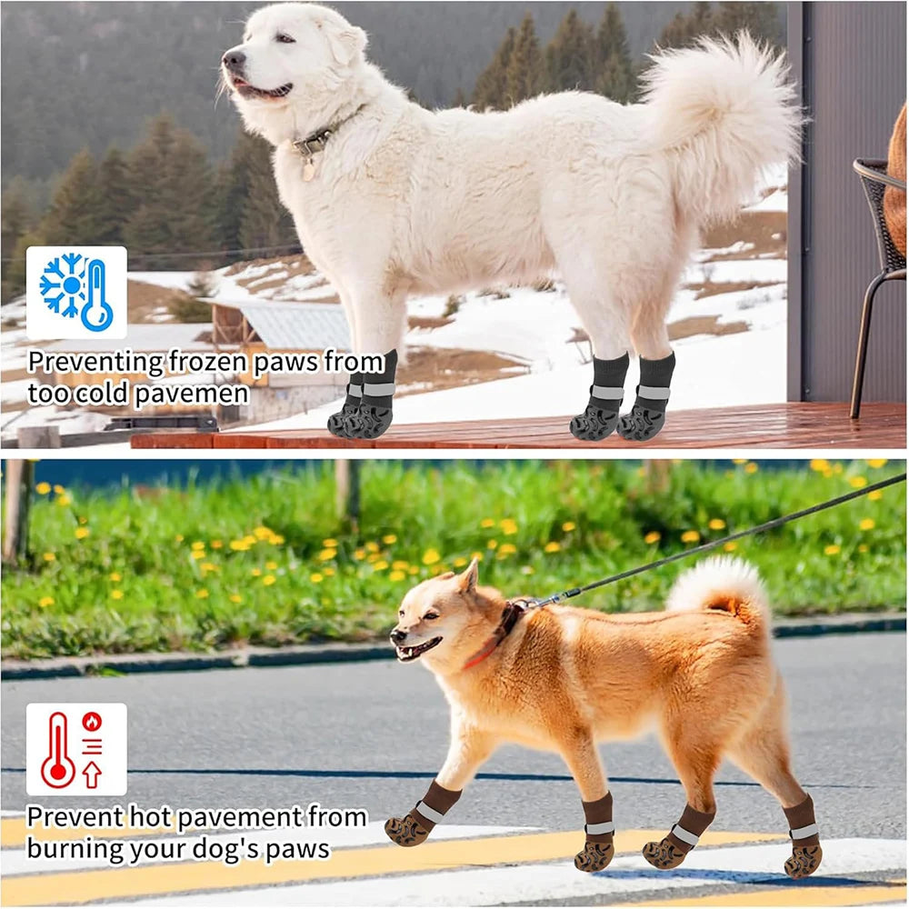 Non Slip Dog Socks Waterproof