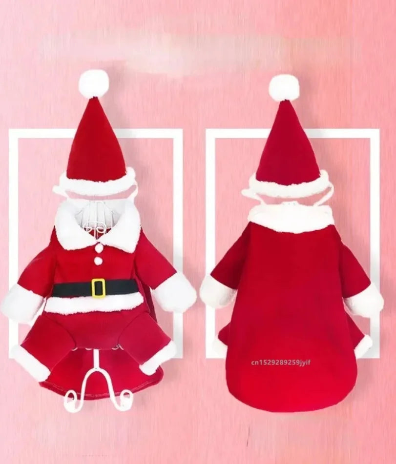 Pet Christmas Clothes Santa Claus Dog/Cat Costume