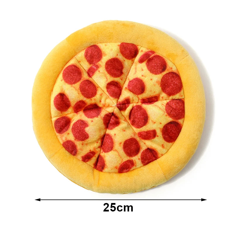 Dog Pizza Chew Sound Toy