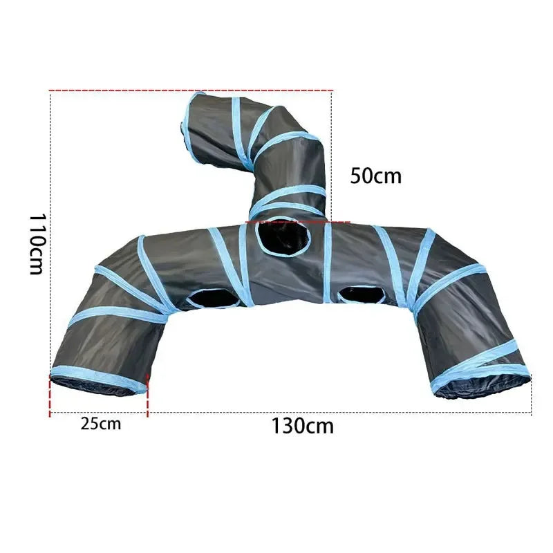 Three Ways Tunnel Cubes Foldable Bending Fun Toy