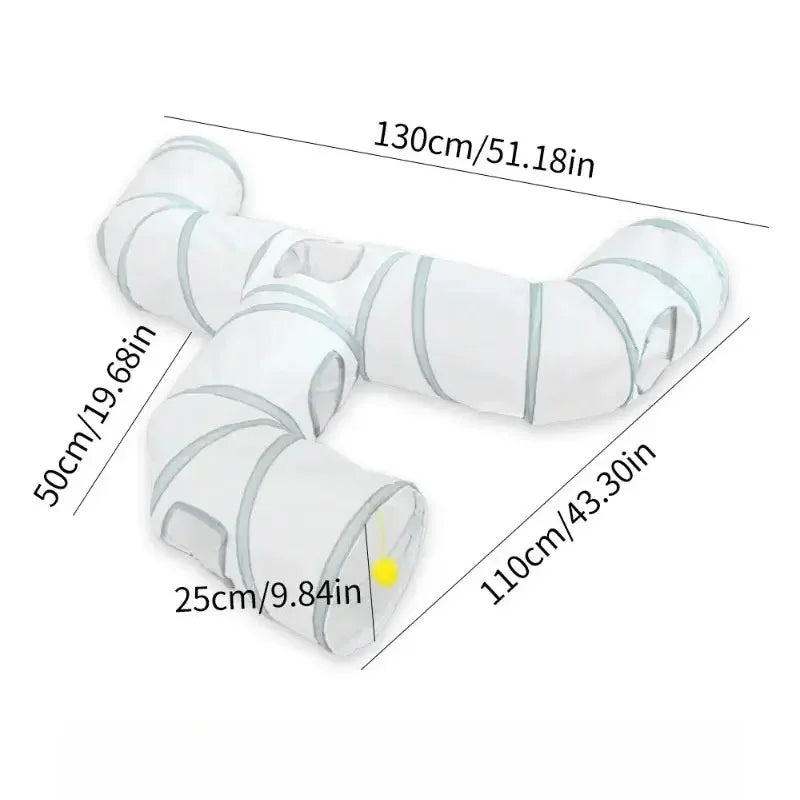 Three Ways Tunnel Cubes Foldable Bending Fun Toy