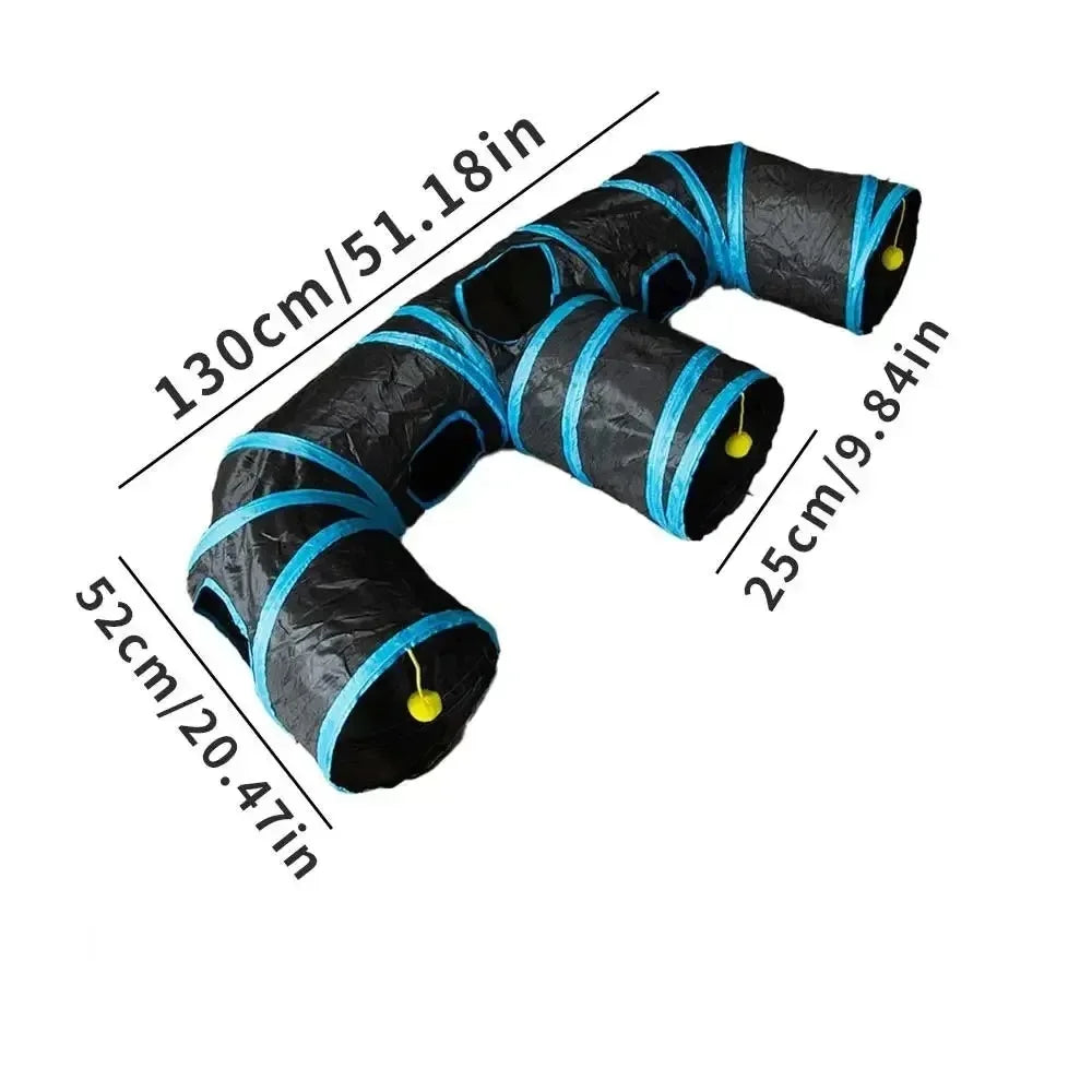 Three Ways Tunnel Cubes Foldable Bending Fun Toy