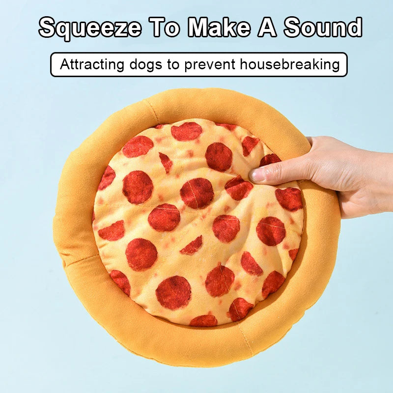 Dog Pizza Chew Sound Toy