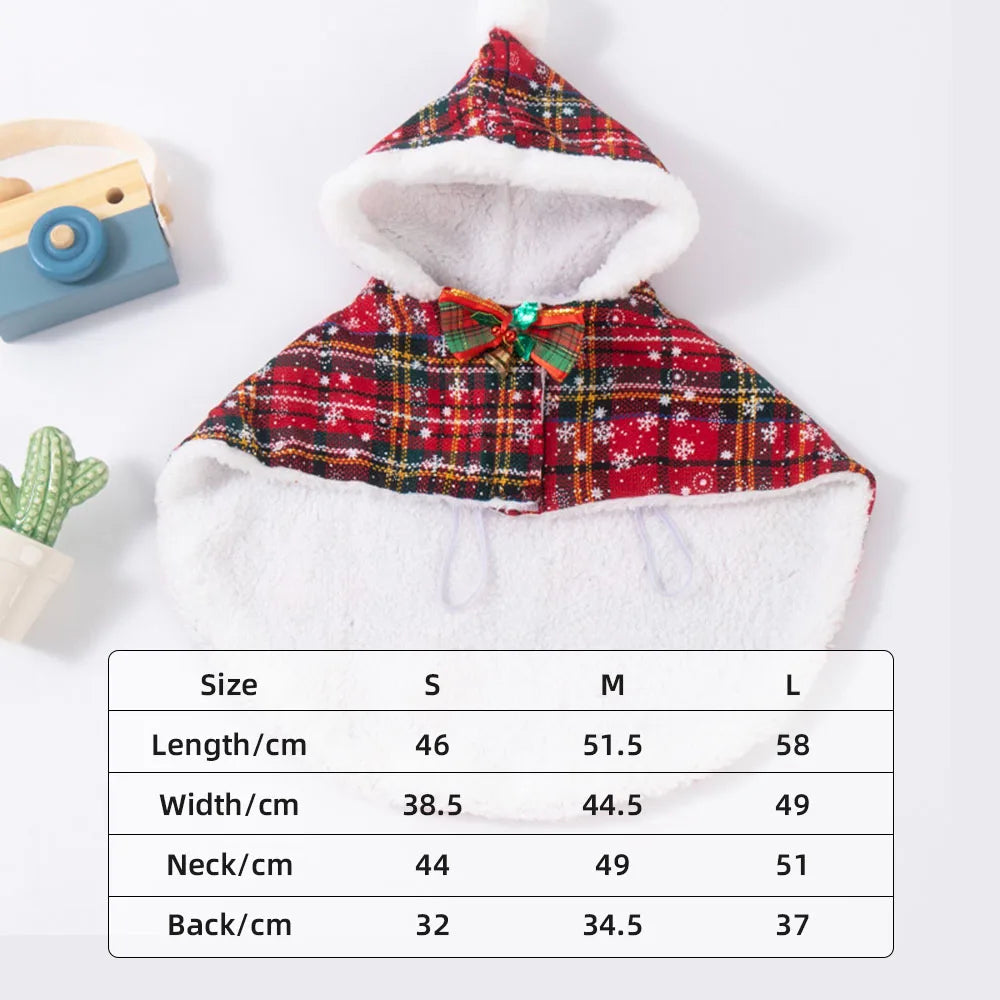 Christmas Santa Pet Costume Set Dog Cat Puppy Santa Hat And Scarf New Year Holiday Gift