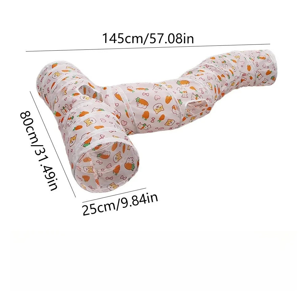 Three Ways Tunnel Cubes Foldable Bending Fun Toy