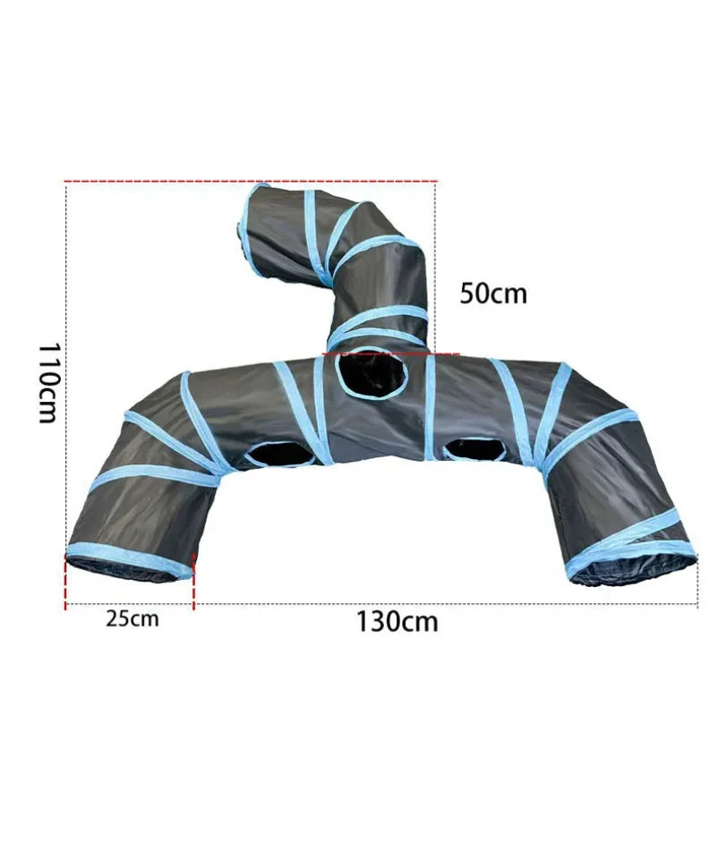 Three Ways Tunnel Cubes Foldable Bending Fun Toy