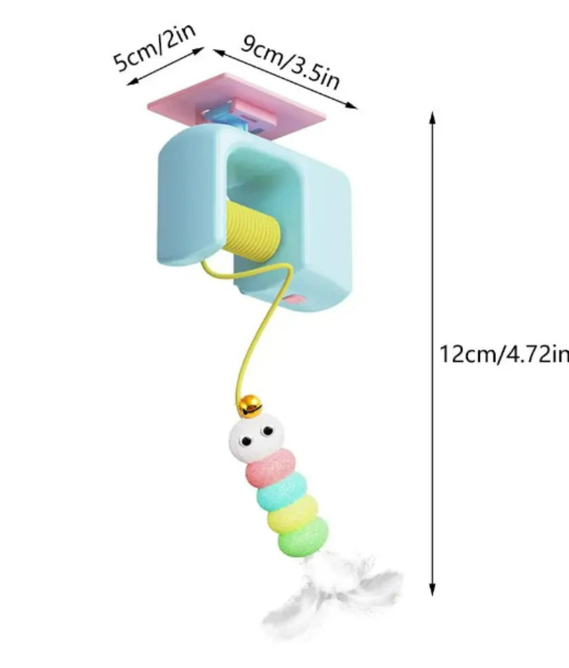Electric Interactive Cat Teasing Stick Toy