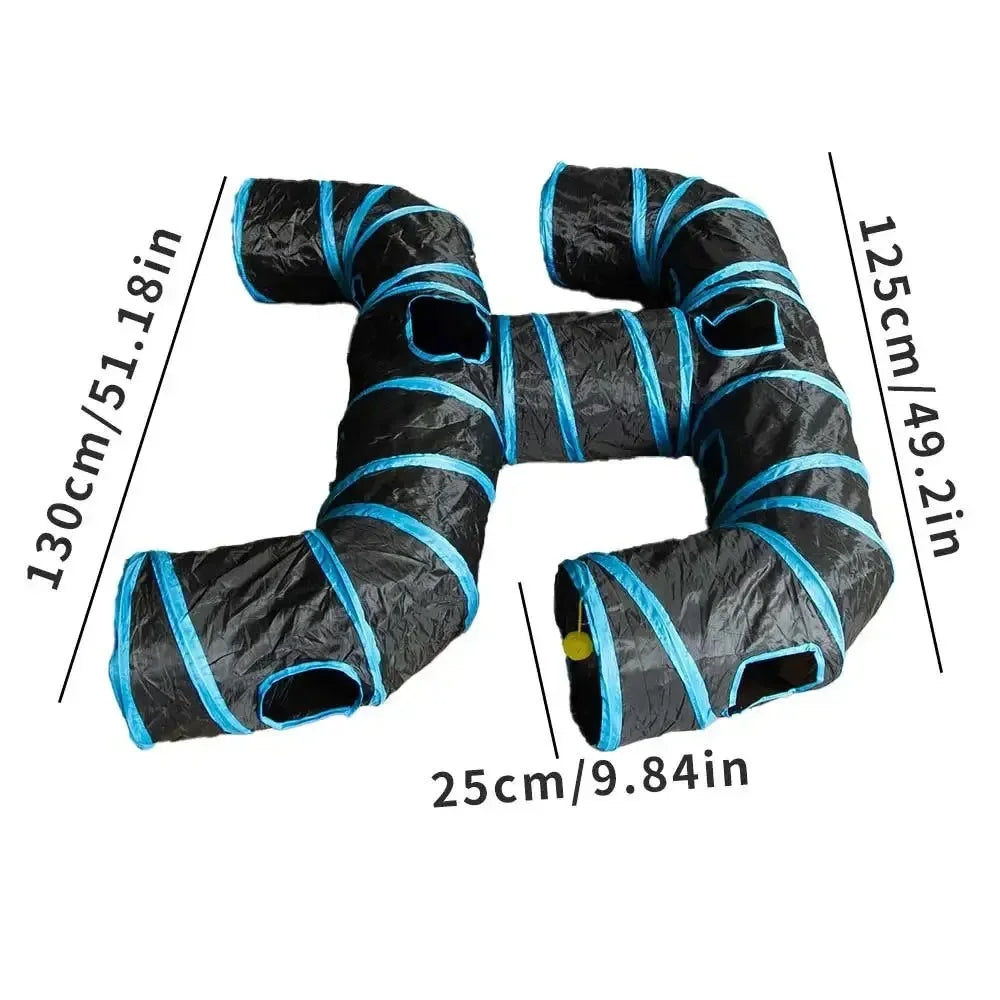 Three Ways Tunnel Cubes Foldable Bending Fun Toy