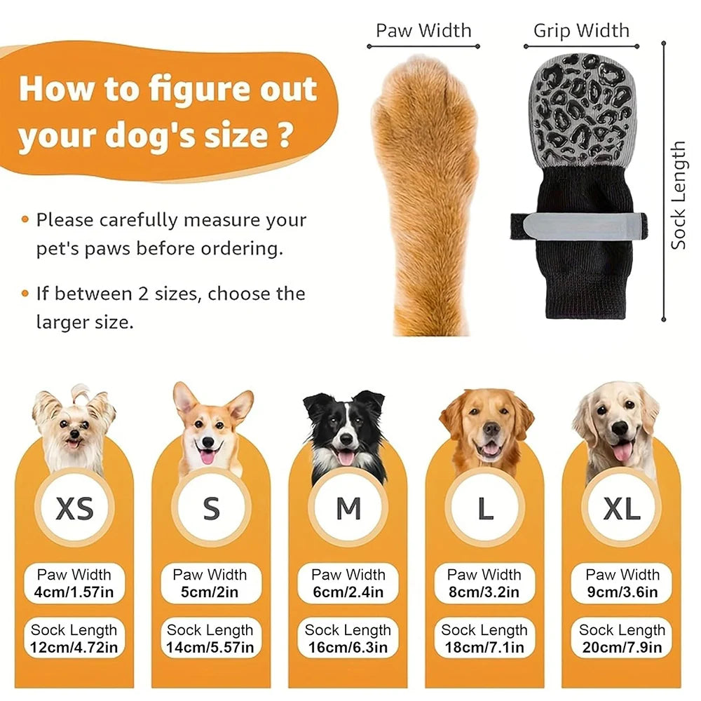 Non Slip Dog Socks Waterproof